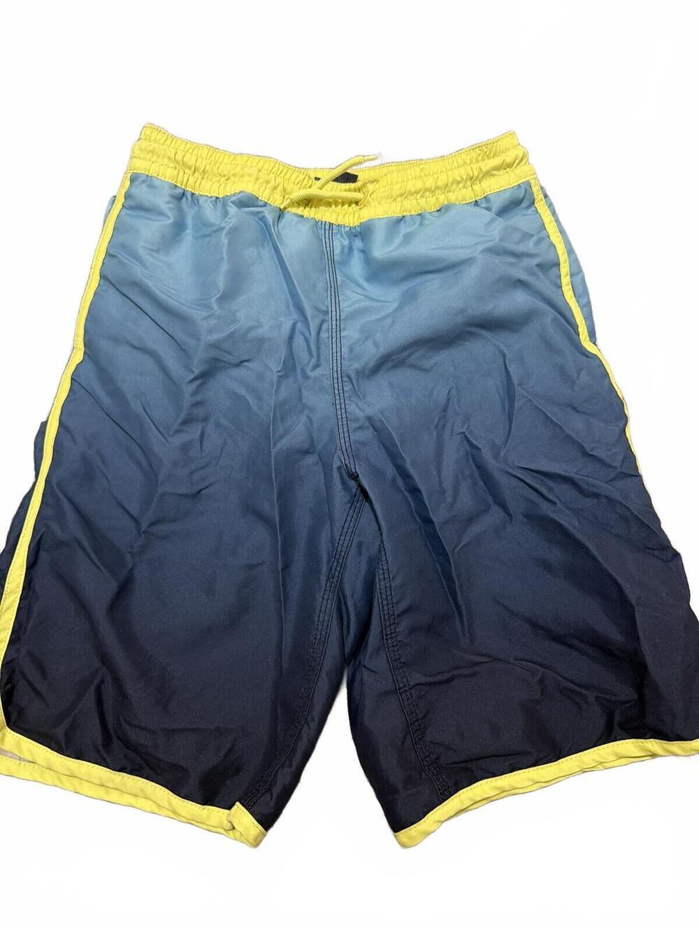 GapKids Boys Swim Shorts XL Blue Yellow - Swimwear